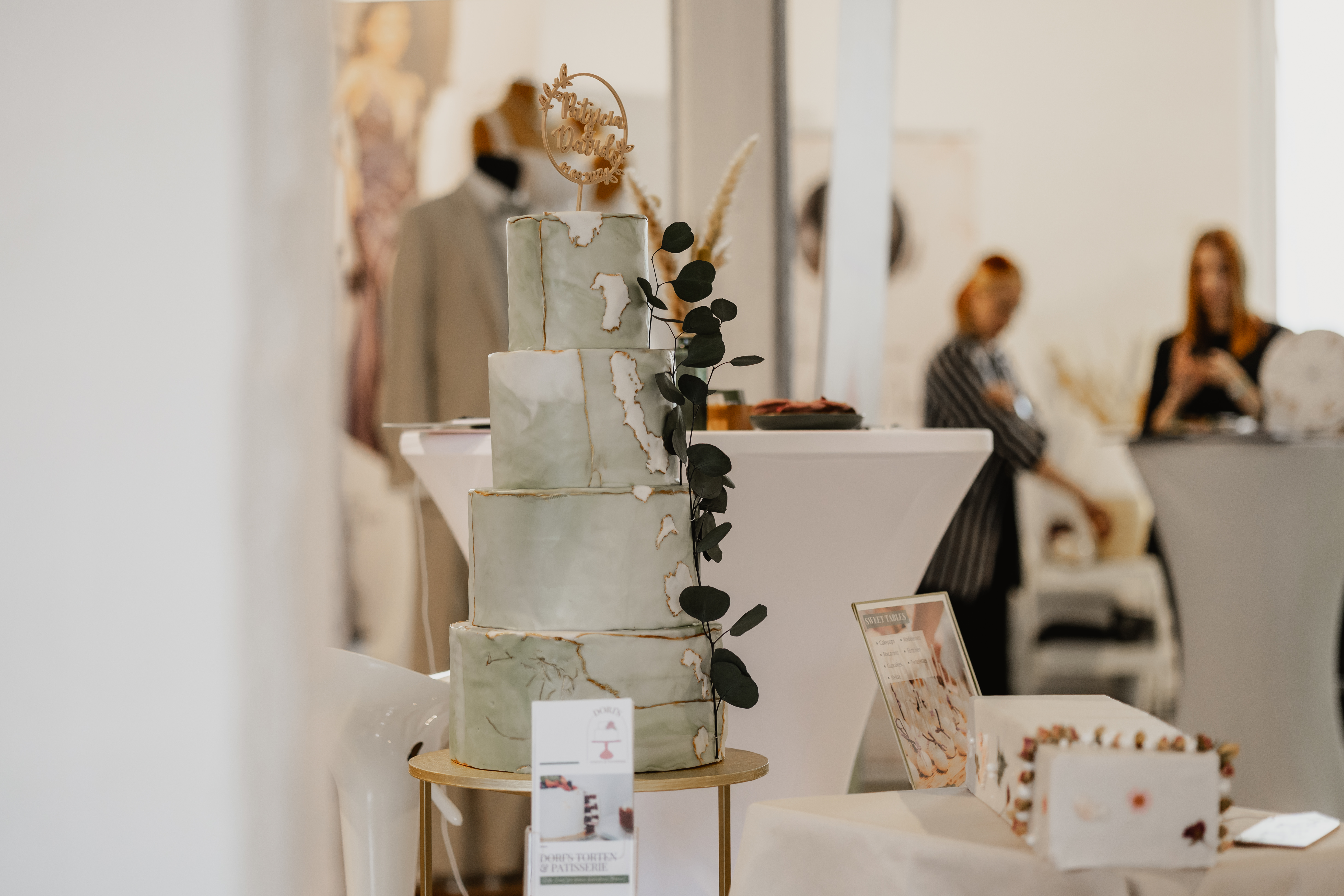 Hochzeitstorte im Marmordesign