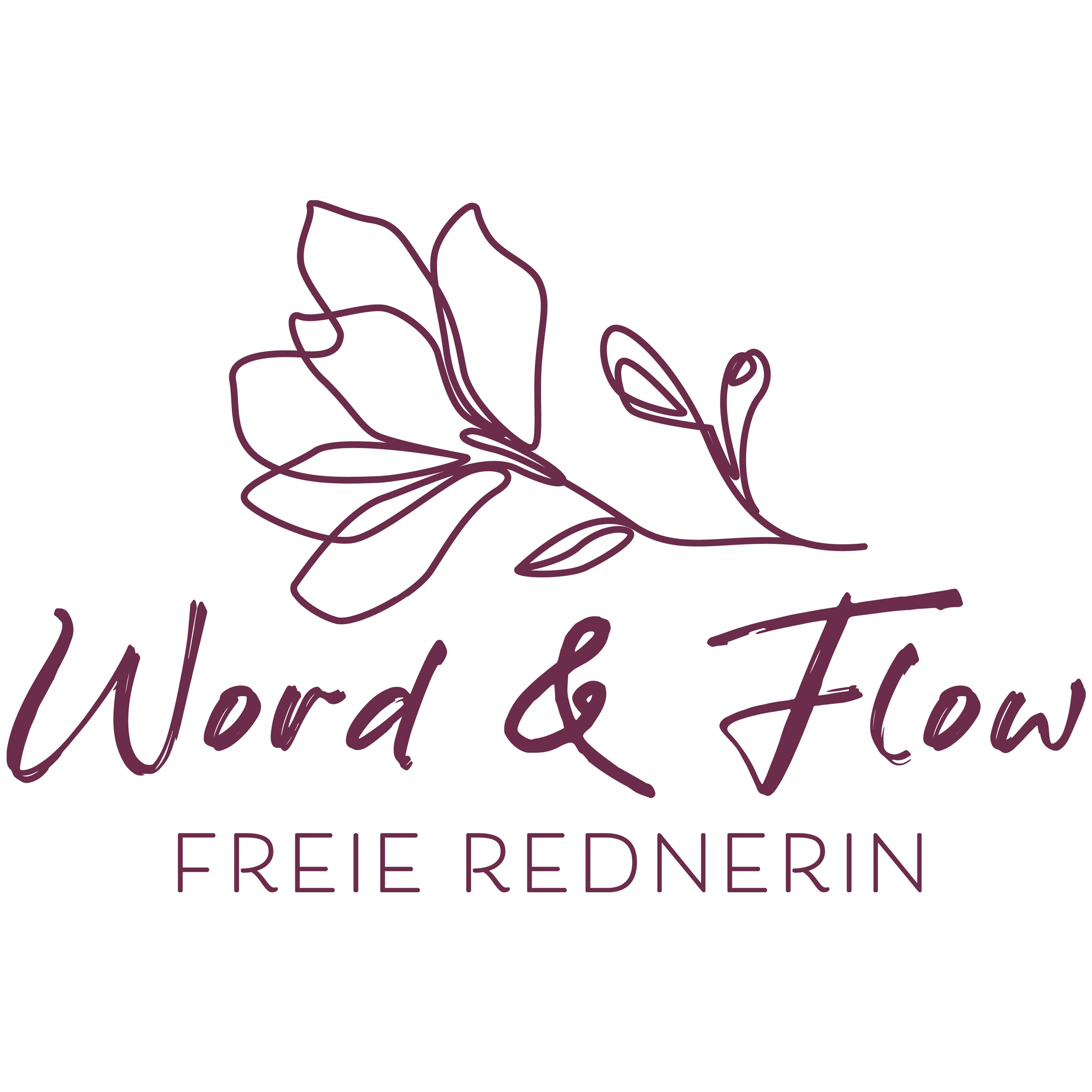 Logo Word & Flow Freie Rednerin