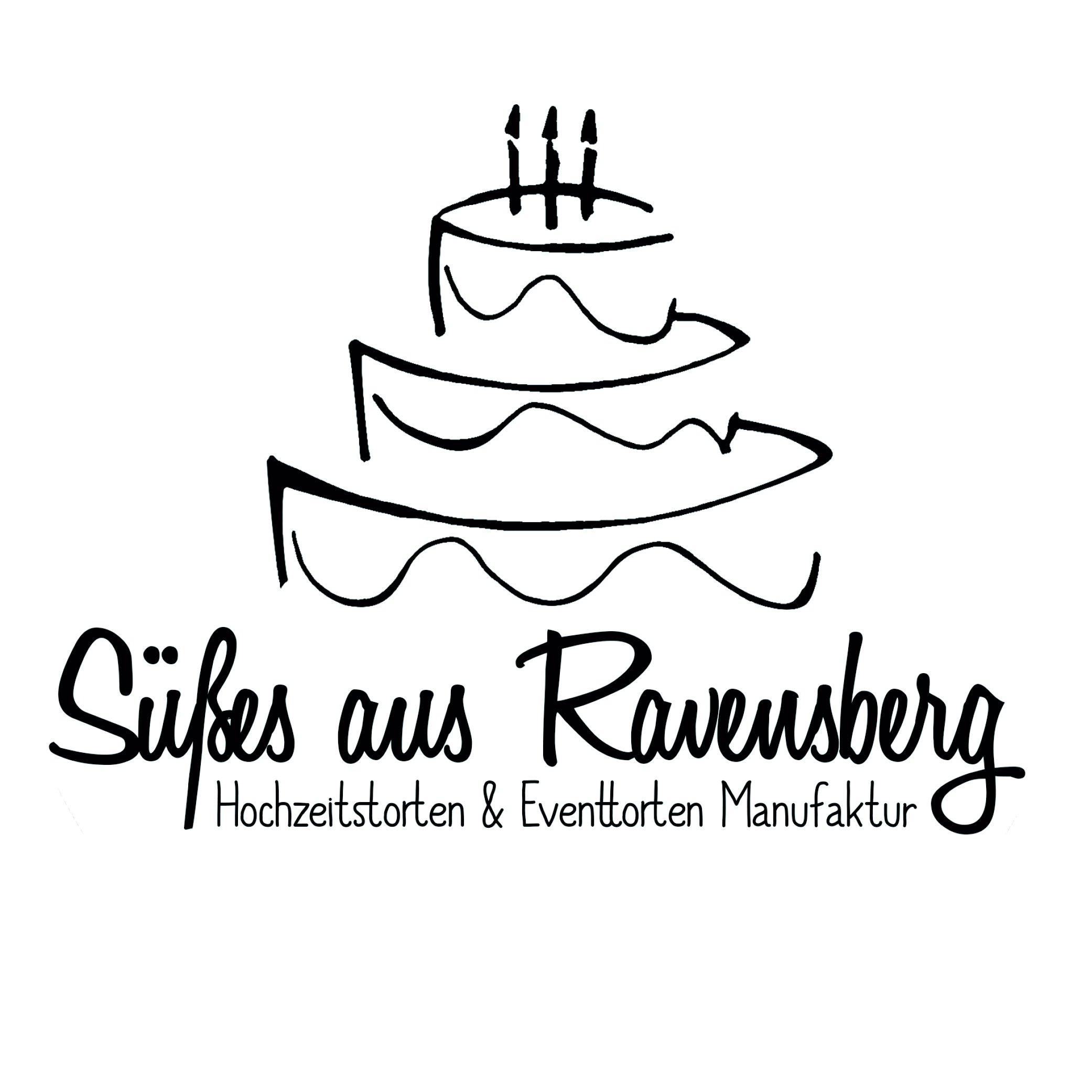 schwarzes Logo: Süßes aus Ravensberg